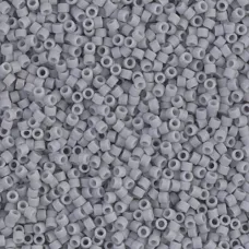 DB0357-1 Matte Light Grey Size 11/0 Miyuki Delica Beads, 5.2g approx.