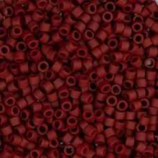 DB0378 Dark Red Maroon Metallic Matte Luster, Size 11/0 Miyuki Delica Beads, 5.2...