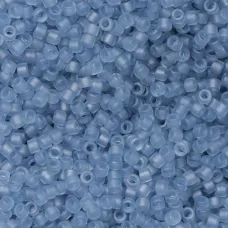 DB0381 Matte Transparent Grey Luster, Size 11/0 Miyuki Delica Beads, 5.2g approx. DB0381 Matte Transparent Grey Luster, Size 11/0 Miyuki Delica Beads, 5.2g approx.