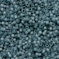 DB0387-1 Matte Transparent Montana, Size 11/0 Miyuki Delica Beads, 5.2g approx. DB0387-1 Matte Transparent Montana, Size 11/0 Miyuki Delica Beads, 5.2g approx.