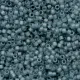 DB0387-1 Matte Transparent Montana, Size 11/0 Miyuki Delica Beads, 5.2g approx.