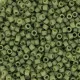DB0391 Olive Opaque Matte Glazed Luster, Size 11/0 Miyuki Delica Beads, 50gm bag