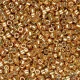 DB0410 Yellow Gold Galvanized-Dyed, Size 11/0 Miyuki Delica Beads, 5.2g approx.