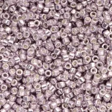 DB0429 Galvanised Pale Lavender Dyed, Size 11/0 Miyuki Delica Beads, 5.2g approx. DB0429 Galvanised Pale Lavender Dyed, Size 11/0 Miyuki Delica Beads, 5.2g approx.