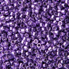 DB0430 Dark Lilac Opaque Galvanized-Dyed, Size 11/0 Miyuki Delica Beads, 5.2g approx. DB0430 Dark Lilac Opaque Galvanized-Dyed, Size 11/0 Miyuki Delica Beads, 5.2g approx.