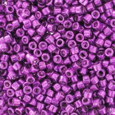 DB0431 Galvanised Fuschia Dyed, Size 11/0 Miyuki Delica Beads, 5.2g approx. DB0431 Galvanised Fuschia Dyed, Size 11/0 Miyuki Delica Beads, 5.2g approx.