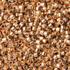 DB0433 Champagne Opaque Galvanized-Dyed, Size 11/0 Miyuki Delica Beads, 5.2g approx. DB0433 Champagne Opaque Galvanized-Dyed, Size 11/0 Miyuki Delica Beads, 5.2g approx.