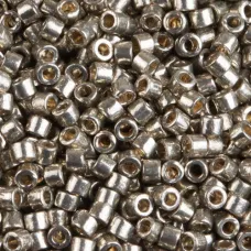 DB0436 Pewter Opaque Galvanized-Dyed, Size 11/0 Miyuki Delica Beads, 5.2g approx. DB0436 Pewter Opaque Galvanized-Dyed, Size 11/0 Miyuki Delica Beads, 5.2g approx.