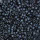 DB0453 Dark Gunmetal Opaque Nickel Plated Dyed, Size 11/0 Miyuki Delica Beads, 5.2g approx.
