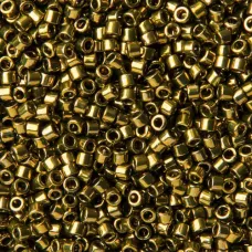 DB0456 Olive Galvanised Miyuki 11/0 Delica Beads, 5.2g approx. DB0456 Olive Galvanised Miyuki 11/0 Delica Beads, 5.2g approx.