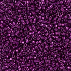 DB0463 Galvanised Dark Fuchsia Dyed, Size 11/0 Miyuki Delica Beads, 5.2g approx.