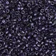 DB0464 Dark Purple Opaque Nickel Plated Dyed, Size 11/0 Miyuki Delica Beads, 5.2g approx.