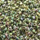 DB0508 24K Gold Green AB Plated, Size 11/0 Miyuki Delica Beads, 3.3g approx.