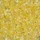 DB0053 Pale Yellow Lined-Dyed, Size 11/0 Miyuki Delica Beads, 5.2g approx.