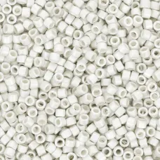 DB0551F Silver Plated Matte Metallic Miyuki 11/0 Delica Beads, 5.2g Approx. 