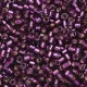 DB0611 Wine Silver Lined-Dyed, Size 11/0 Miyuki Delica Beads, 5.2g approx.