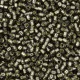 DB0613 Dark Grey Silver Lined Dyed Miyuki 11/0 Delica Beads, 5.2g approx.
