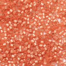 DB0622 Peach Alabaster/Opal Silver Lined-Dyed, Size 11/0 Miyuki Delica Beads, 5....