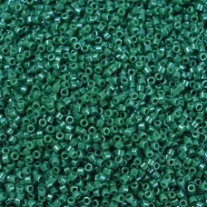 DB0656 Green Jade Opaque Dyed, Size 11/0 Miyuki Delica Beads, 5.2g approx.
