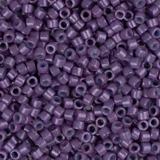 DB0660 Lavender Dyed, Size 11/0 Miyuki Delica Beads, 5.2g approx. DB0660 Lavender Dyed, Size 11/0 Miyuki Delica Beads, 5.2g approx.