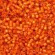DB0681 Orange Semi Matte Dyed, Size 11/0 Miyuki Delica Beads, 50g approx.