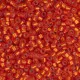 DB0682 Dark Orange Semi-Matte Dyed, Size 11/0 Miyuki Delica Beads, 5.2g approx.