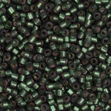 DB0690 Leaf Green Semi-Matte Dyed, Size 11/0 Miyuki Delica Beads, 5.2g approx.