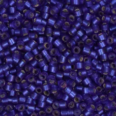 DB0696 Dark Violet Blue Semi-Matte Dyed, Size 11/0 Miyuki Delica Beads, 5.2g approx. DB0696 Dark Violet Blue Semi-Matte Dyed, Size 11/0 Miyuki Delica Beads, 5.2g approx.