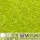 DB0712 Chartreuse Transparent, Size 11/0 Miyuki Delica Beads, 5.2g approx.