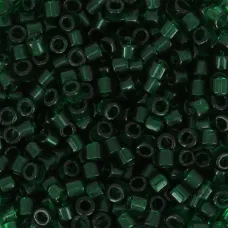 DB0713 Dark Emerald , Size 11/0 Miyuki Delica Beads, 5.2g approx. DB0713 Dark Emerald , Size 11/0 Miyuki Delica Beads, 5.2g approx.