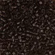 DB0715 Miyuki Delica Beads Bead 11/0 Transparent Chocolate Brown, Size 11/0 Miyuki Delica Beads, 50gm bag