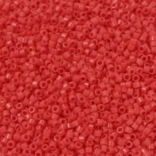 DB0727 Red Vermillion, Size 11/0 Miyuki Delica Beads, 5.2g approx.
