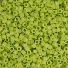 DB0733 Chartreuse Opaque, Size 11/0 Miyuki Delica Beads, 5.2g approx.