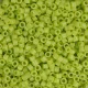 DB0733 Chartreuse Opaque, Size 11/0 Miyuki Delica Beads, 5.2g approx.