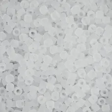 DB0741 Crystal Matt , Size 11/0 Miyuki Delica Beads, 5.2g approx.