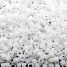 DB0750 Matte Opaque White, Size 11/0 Miyuki Delica Beads, 5.2g approx. 