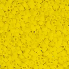 DB0751 Yellow Matte Opaque, Size 11/0 Miyuki Delica Beads, 5.2g approx.