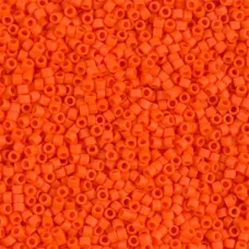 DB0752 Orange Opaque, Size 11/0 Miyuki Delica Beads, 5.2g approx.