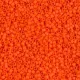 DB0752 Orange Opaque, Size 11/0 Miyuki Delica Beads, 5.2g approx.