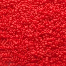 DB0757 Matte Light Siam , Size 11/0 Miyuki Delica Beads, 5.2g approx. DB0757 Matte Light Siam , Size 11/0 Miyuki Delica Beads, 5.2g approx.