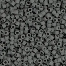 DB0761 Grey Opaque Matte, Size 11/0 Miyuki Delica Beads, 5.2g approx.