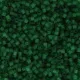DB0767 Dark Emerald , Size 11/0 Miyuki Delica Beads, 5.2g approx.