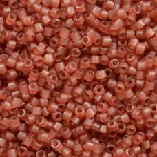 DB0773 Dyed Semi-Frosted Transparent Berry Miyuki 11/0 Delica Beads, 5.2g approx DB0773 Dyed Semi-Frosted Transparent Berry Miyuki 11/0 Delica Beads, 5.2g approx