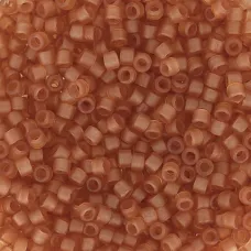 DB0777 Dyed Semi-Frosted Transparent Topaz Miyuki 11/0 Delica Beads, 5.2g approx DB0777 Dyed Semi-Frosted Transparent Topaz Miyuki 11/0 Delica Beads, 5.2g approx