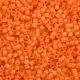 DB0781 Dyed Semi-Frosted Transparent Amber Miyuki 11/0 Delica Beads, 50 Gram Bag