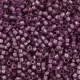 DB0782 Dyed Semi-Frosted Transparent Plum Miyuki 11/0 Delica Beads, 50 Gram Bag