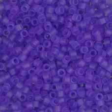 DB0783 Purple Matte-Dyed, Size 11/0 Miyuki Delica Beads, 5.2g approx.