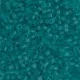 DB0786 Green Teal Transparent Matte-Dyed, Size 11/0 Miyuki Delica Beads, 5.2g approx.