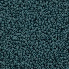 DB0792 Blue Grey Matte Dyed Miyuki 11/0 Delica Beads, 5.2g approx.