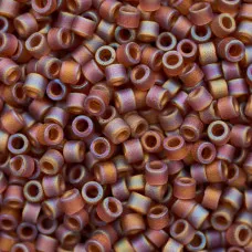 DB0853 Light Brown Matte AB, Size 11/0 Miyuki Delica Beads, 5.2g approx.